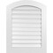 Ekena Millwork Arch Top Surface Mount PVC Gable Vent: Non-Functional, w/ 3-1/2"W x 1"P Standard Frame, 26"W x 32"H GVPAR26X3201SN - alternate 1